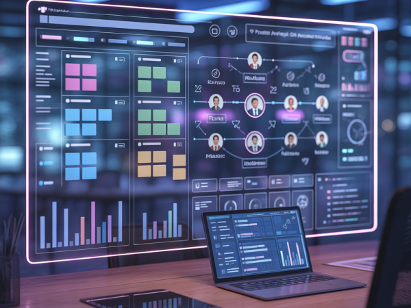 A_futuristic_visualization_of_project_management_workflow_glowing_digital_interf-0